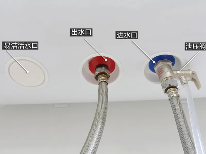 西門子熱水器清洗排污口