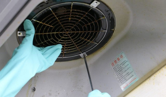 起固定作用的粗濾網(wǎng)，和密封圈，逐一拆下